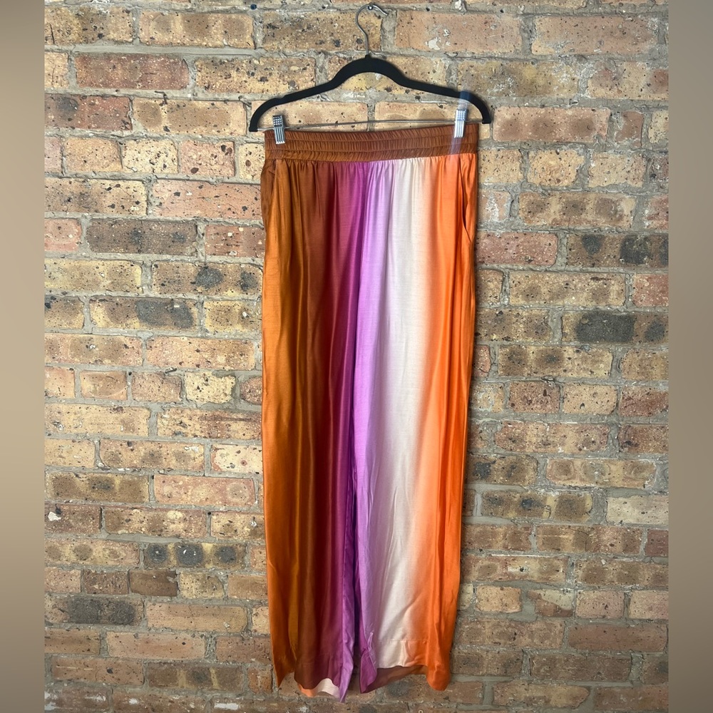 Devotion Twins silk wide-led pants, size S, never been worn